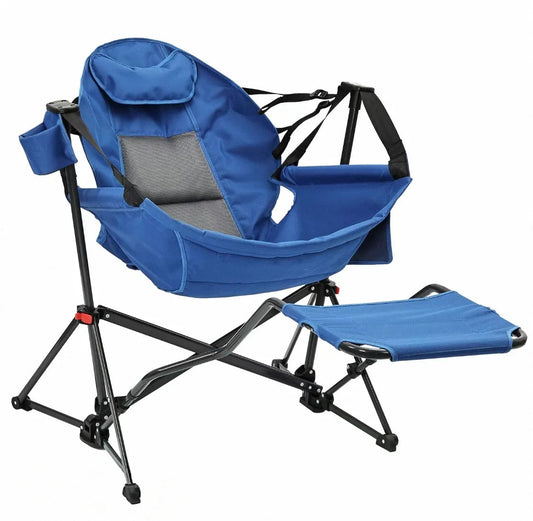 Hammock camping chair with a maximum weight capacity of 450 lbs, swing chair with pedals